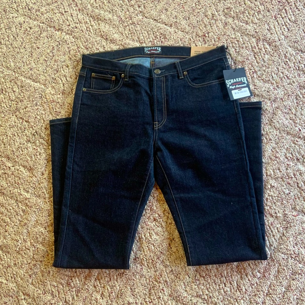 Schaefer USA-made Women’s jeans, size 12x32” (Brand New with tags)